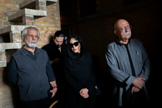 مراسم تشییع مرحوم رضا داوودنژاد