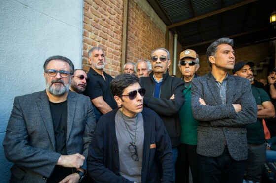 مراسم تشییع مرحوم رضا داوودنژاد