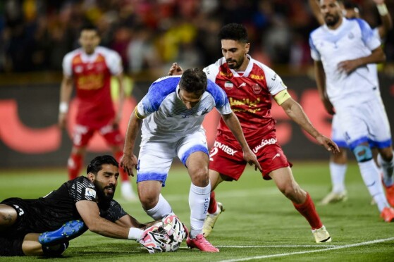 دیدار تیم های پرسپولیس و ملوان