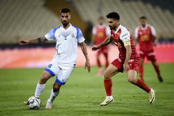 دیدار تیم های پرسپولیس و ملوان