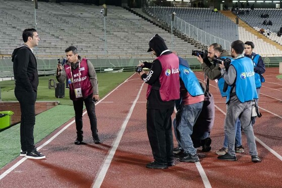 دیدار تیم های فوتبال استقلال تهران و ذوب آهن اصفهان