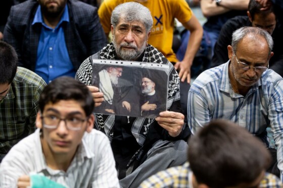 مراسم سوگواری به مناسبت شهادت سید ابراهیم رئیسی و همراهان در دانشگاه تهران