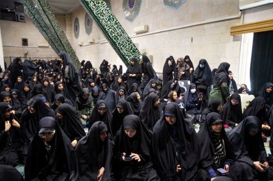 مراسم سوگواری به مناسبت شهادت سید ابراهیم رئیسی و همراهان در دانشگاه تهران