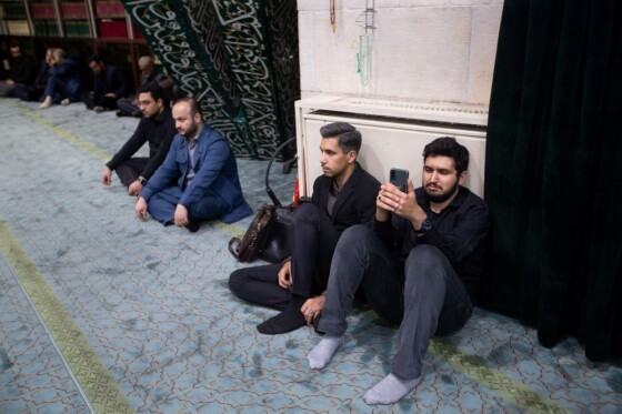 مراسم سوگواری به مناسبت شهادت سید ابراهیم رئیسی و همراهان در دانشگاه تهران