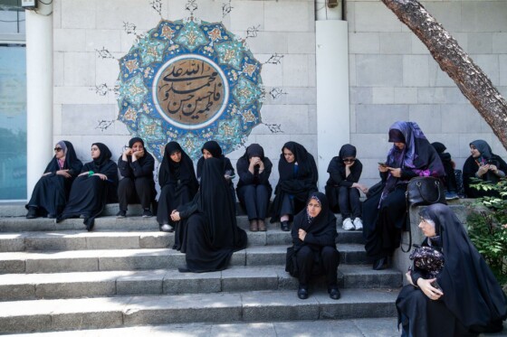 مراسم سوگواری به مناسبت شهادت سید ابراهیم رئیسی و همراهان در دانشگاه تهران