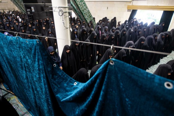 مراسم سوگواری به مناسبت شهادت سید ابراهیم رئیسی و همراهان در دانشگاه تهران