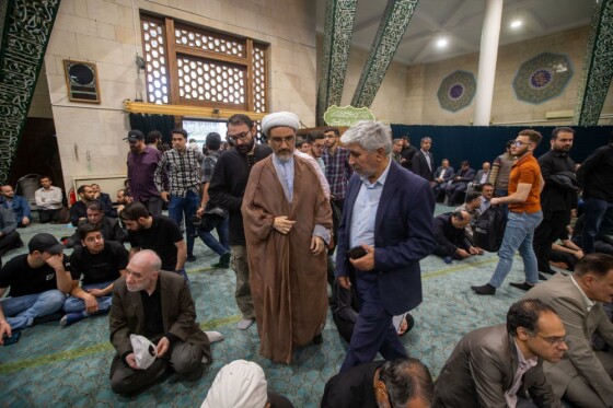 مراسم سوگواری به مناسبت شهادت سید ابراهیم رئیسی و همراهان در دانشگاه تهران