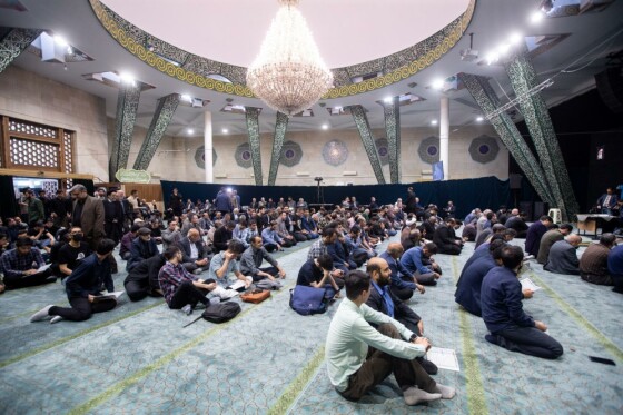 مراسم سوگواری به مناسبت شهادت سید ابراهیم رئیسی و همراهان در دانشگاه تهران