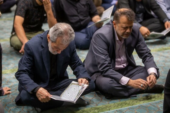 مراسم سوگواری به مناسبت شهادت سید ابراهیم رئیسی و همراهان در دانشگاه تهران