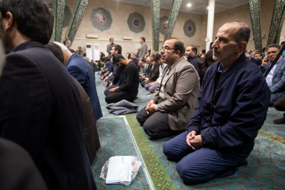 مراسم سوگواری به مناسبت شهادت سید ابراهیم رئیسی و همراهان در دانشگاه تهران