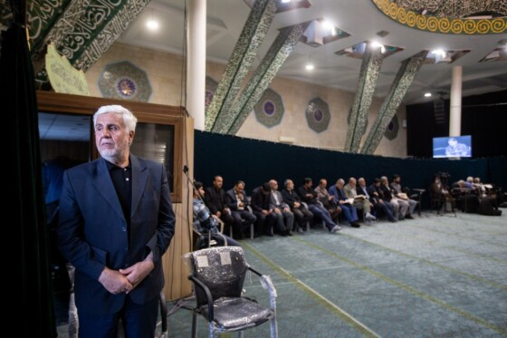 مراسم سوگواری به مناسبت شهادت سید ابراهیم رئیسی و همراهان در دانشگاه تهران