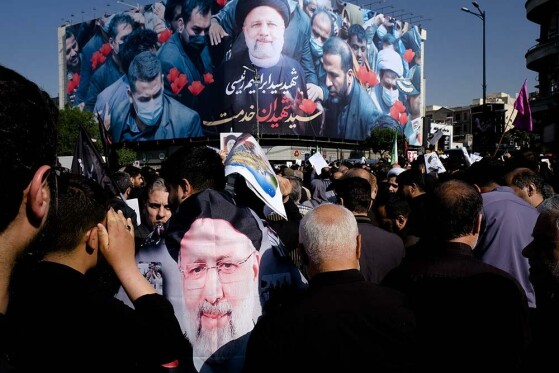 مراسم بدرقه پیکر شهید دکتر ابراهیم رئیسی و همراهان شهیدش -۱