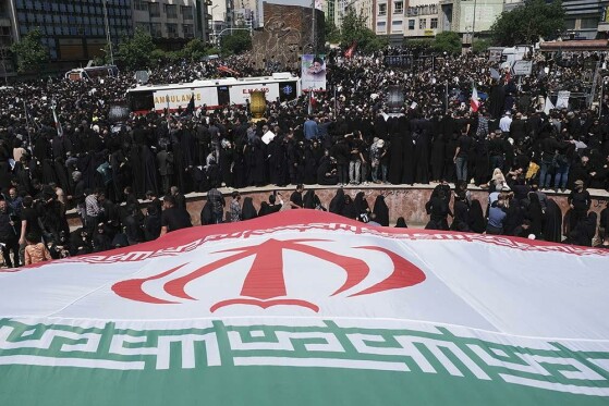 مراسم بدرقه پیکر شهید دکتر ابراهیم رئیسی و همراهان شهیدش -۱