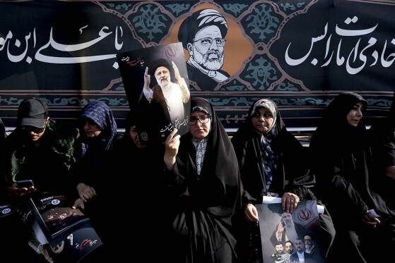 مراسم بدرقه پیکر شهید دکتر ابراهیم رئیسی و همراهان شهیدش -۱