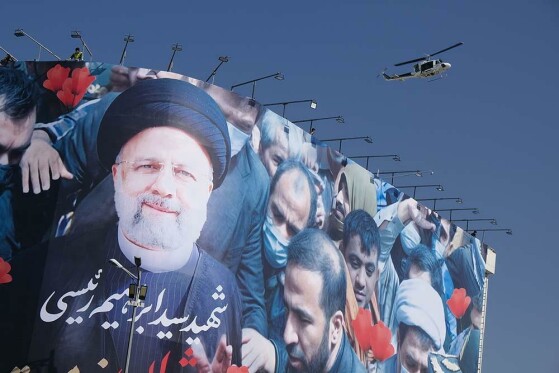 مراسم بدرقه پیکر شهید دکتر ابراهیم رئیسی و همراهان شهیدش -۱