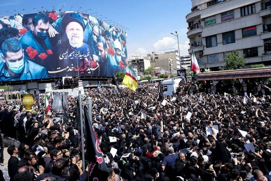 مراسم بدرقه پیکر شهید دکتر ابراهیم رئیسی و همراهان شهیدش -۱