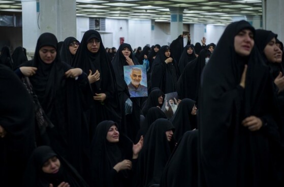 مراسم وداع با شهدای خدمت در مصلی امام خمینی (ره)