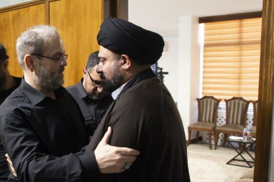 بزرگداشت مادر سید حسن نصرالله در دفتر حزب الله لبنان در تهران