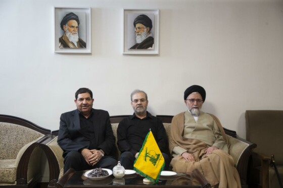 بزرگداشت مادر سید حسن نصرالله در دفتر حزب الله لبنان در تهران