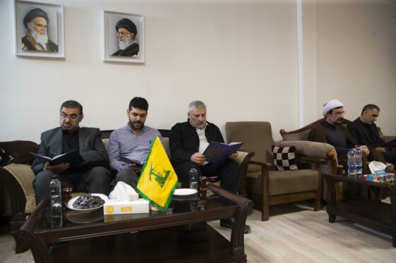 بزرگداشت مادر سید حسن نصرالله در دفتر حزب الله لبنان در تهران