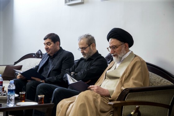 بزرگداشت مادر سید حسن نصرالله در دفتر حزب الله لبنان در تهران