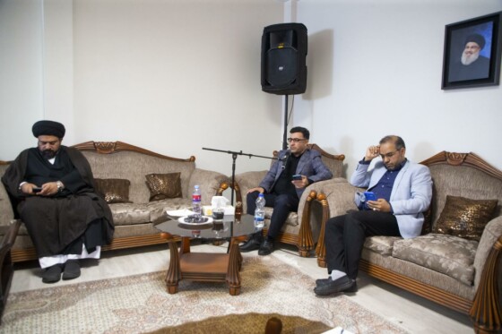 بزرگداشت مادر سید حسن نصرالله در دفتر حزب الله لبنان در تهران