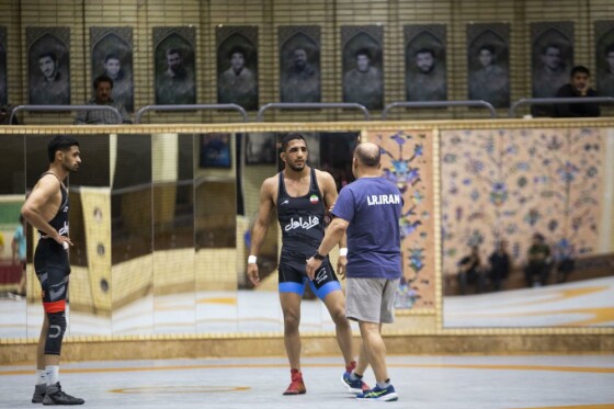 تمرین تیم ملی کشتی