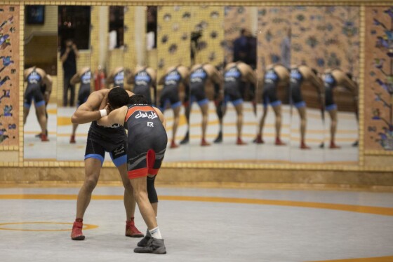 تمرین تیم ملی کشتی