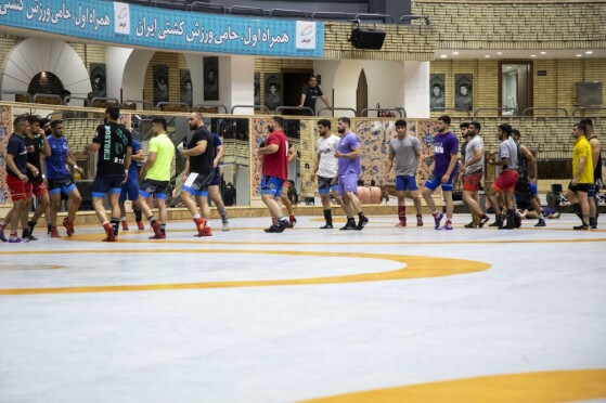 تمرین تیم ملی کشتی
