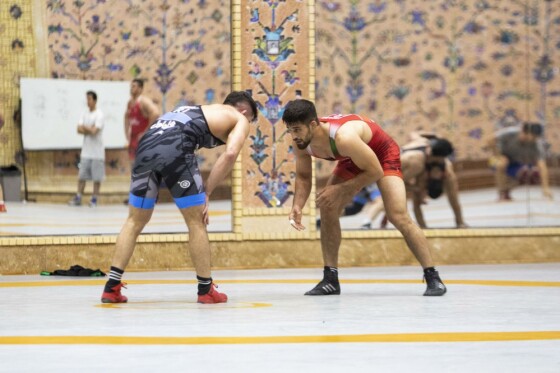 تمرین تیم ملی کشتی