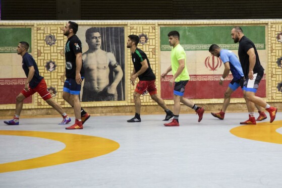 تمرین تیم ملی کشتی