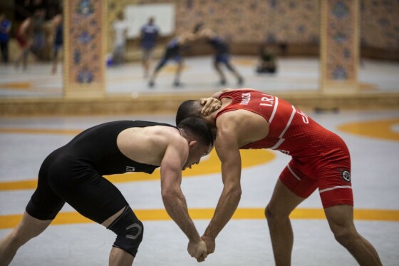 تمرین تیم ملی کشتی