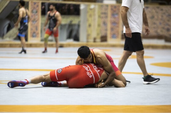 تمرین تیم ملی کشتی