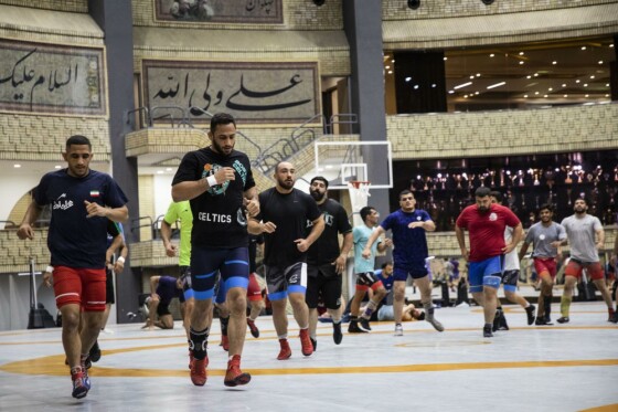 تمرین تیم ملی کشتی