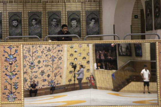 تمرین تیم ملی کشتی