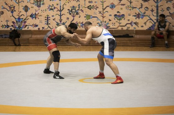 تمرین تیم ملی کشتی