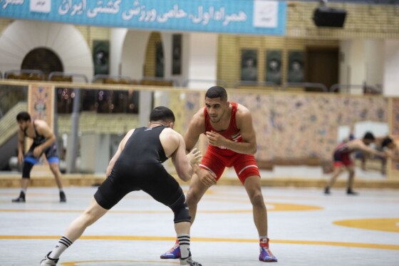 تمرین تیم ملی کشتی