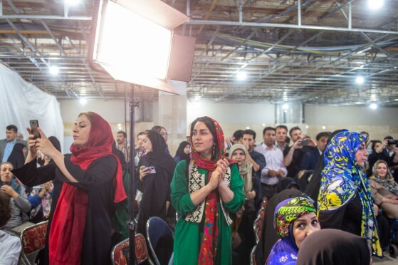 همایش انتخاباتی زنان حامی «مسعود پزشکیان»