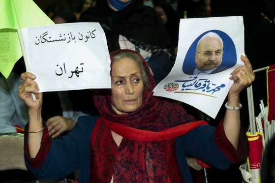 سخنرانی قالیباف در جمع کارگران و بازنشستگان