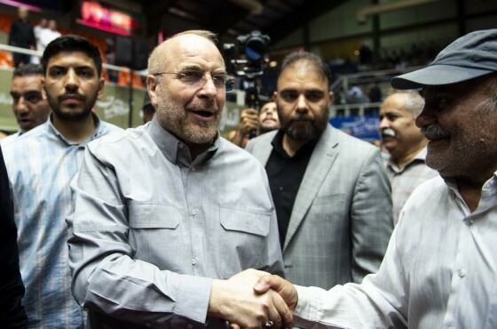 سخنرانی قالیباف در جمع کارگران و بازنشستگان