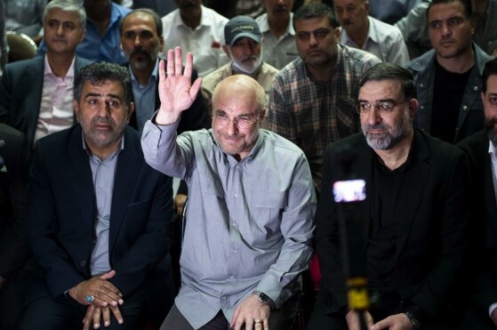 سخنرانی قالیباف در جمع کارگران و بازنشستگان