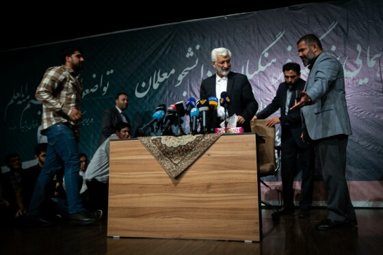 نشست انتخاباتی «سعید جلیلی» با فرهنگیان