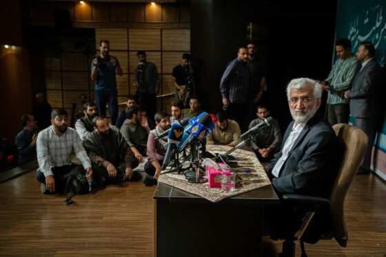 نشست انتخاباتی «سعید جلیلی» با فرهنگیان