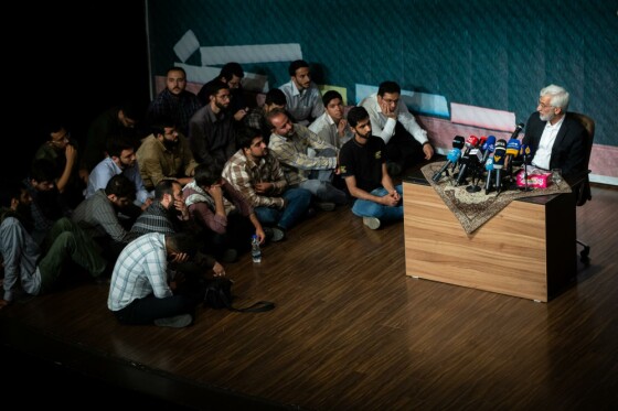 نشست انتخاباتی «سعید جلیلی» با فرهنگیان