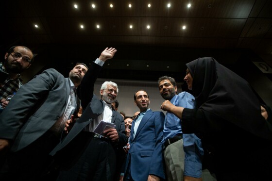 نشست انتخاباتی «سعید جلیلی» با فرهنگیان