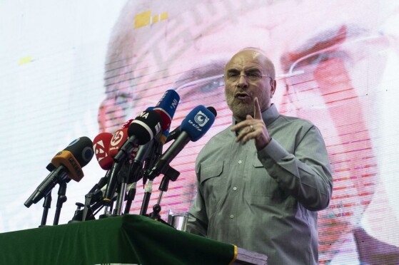 سخنرانی قالیباف در جمع کارگران و بازنشستگان