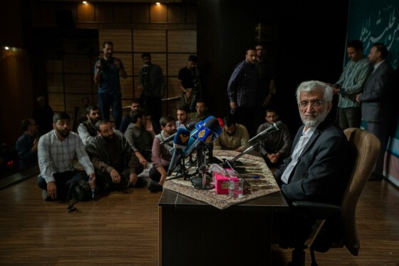 نشست انتخاباتی «سعید جلیلی» با فرهنگیان