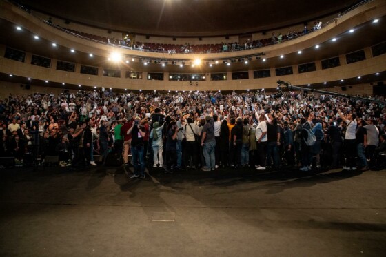 تجمع انتخاباتی حامیان «مسعود پزشکیان»