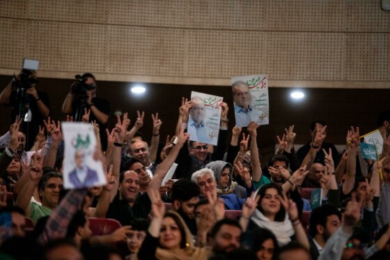 تجمع انتخاباتی حامیان «مسعود پزشکیان»