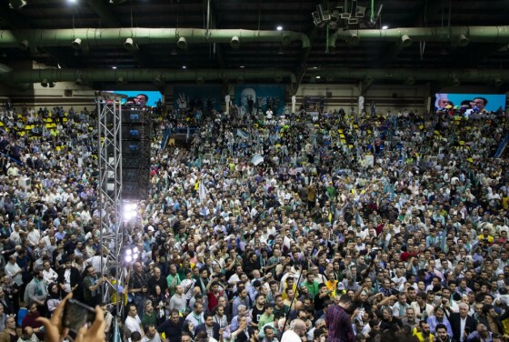 گردهمایی انتخاباتی هواداران «مسعود پزشکیان»